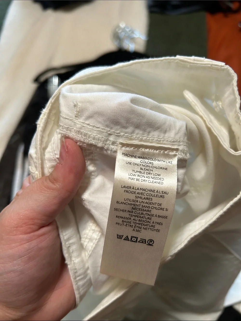 Free People The Thing Is Low Rise Utility Pants White Size 0 Y2K Cargo Wide Leg